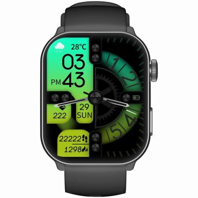 5. Smartwatch Męski GRAVITY GT28-1 Pasek + Bransoleta Czarny