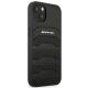 4. Etui AMG Leather Debossed Lines na iPhone 14 Plus - czarne