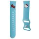 3. Pasek Hello Kitty Silicone Kitty Head uniwersalny 22mm - niebieski