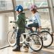 6. Kask rowerowy dziecięcy Wozinsky motyw dinozaur 52-56 cm - różowy