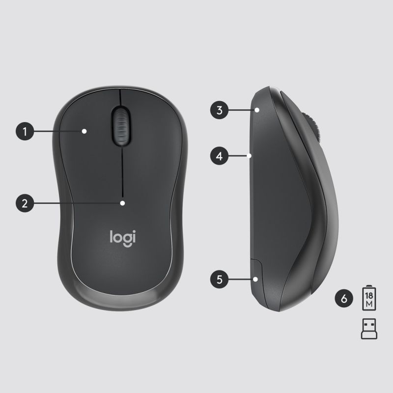 2. Zestaw LOGITECH MK295 US Silent Wireless