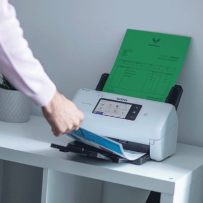 5. Skaner Brother ADS-4700W ADF + arkuszowy 600 x 600 DPI A4 Czarny, Biały