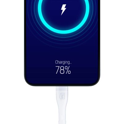 3. Ładowarka sieciowa 3mk Rayo Charger 20W PD3.0 PPS USB-C + kabel USB-C / USB-C 3A 60W - biała