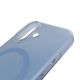 8. Etui silikonowe Puro Daylight kompatybilne z Magsafe na iPhone 17 - półprzezroczyste niebieskie