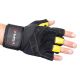 18. Rękawice na siłownię Black/Yellow HMS RST01 r.L