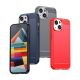 7. Elastyczne etui Carbon Case z wzorem karbon do iPhone 15 - niebieskie