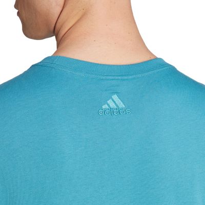 13. Koszulka adidas Essentials Single Jersey Linear Embroidered Logo Tee M IJ8655