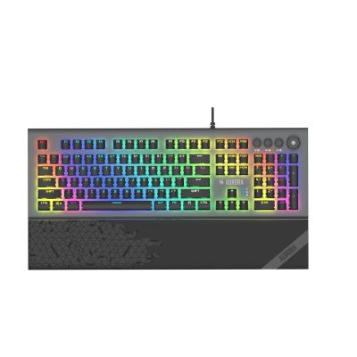 6. KLAWIATURA I-BOX AURORA K-5, MECHANICZNA, RED SWITCH, GAMING