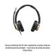 136. Słuchawki przewodowe HP Poly Mission 825 Stereo USB Wired Headset