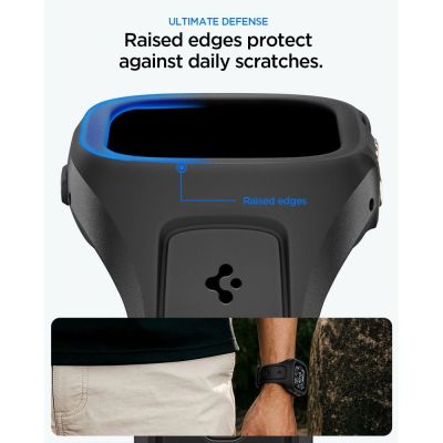 3. Pasek Spigen Liquid Air Pro na Apple Watch Ultra 49 mm - czarny