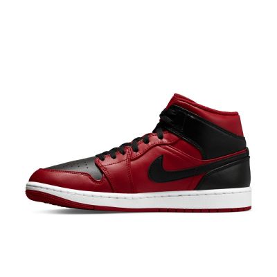 2. Nike Air Jordan 1 Mid Czerwone/Czarne 51.5