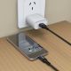4. Kabel Dudao L3ST USB-A - USB-C 5A 1,2m w oplocie - czarny