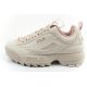 2. Fila Disruptor buty damskie sportowe sneakersy modne beżowe wygodne