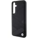 6. Etui BMW Signature Leather Crossing Lines Pattern na Samsung Galaxy S24+ - czarne