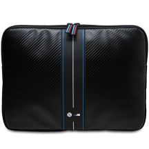 Pokrowiec BMW Carbon & Blue Stripe na laptopa 16" - czarny