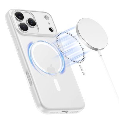 2. Etui Tech-Protect MagSlim MagSafe na iPhone 17 Pro - biały mat