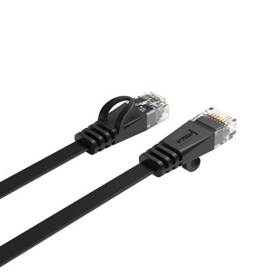4. Kabel sieciowy Ethernet Orico PUG-C7B CAT7 10Gbps RJ45 internetowy LAN płaski 2 m - czarny