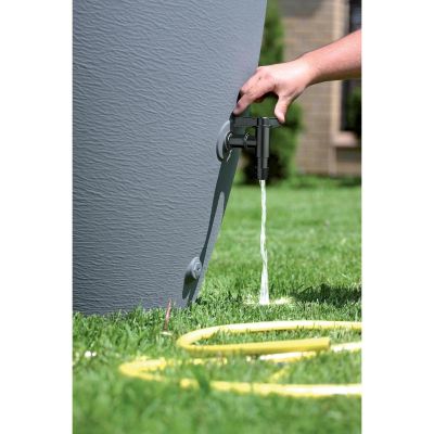 6. KRAN DO ZBIORNIKA NA WODĘ DESZCZÓWKĘ CANTAP 3/4 CZARNY - MOŻLIWOŚĆ MONTAŻU WĘŻA