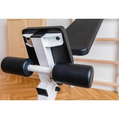 9. DRABINKA GIMNASTYCZNA Z DRĄŻKIEM PORĘCZĄ DO ĆWICZEŃ I ŁAWECZKĄ BENCHK 723W