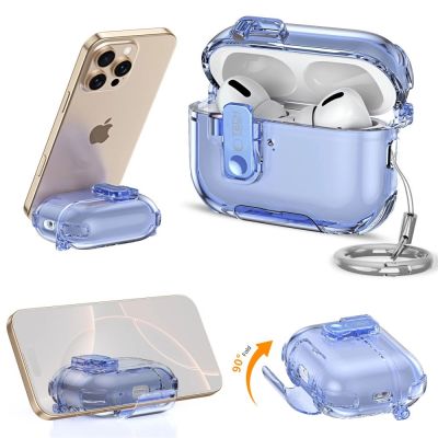 5. Etui Tech-Protect Bounce Pro na AirPods Pro 3 - pomarańczowe