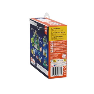 3. MARIOINEX Klocki Mini Waffle City Napad na bank, 148 elementów