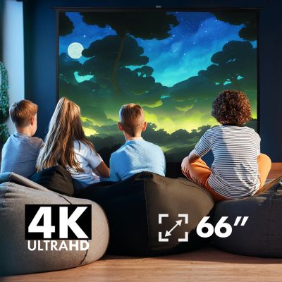 20. MACLEAN PRZENOŚNY EKRAN PROJEKCYJNY, KOMPAKTOWY, PODŁOGOWY, 16:9 MC-210