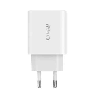 2. Ładowarka Tech-Protect NC30W sieciowa 2x USB-C PD 30W / USB-A QC 3.0 - biała