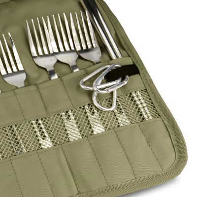 37. Sztućce turystyczne Offlander zestaw w etui OFF_CACC_27