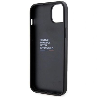 7. Etui BMW Grip Stand Hot Stamp na iPhone 14 Plus / 15 Plus - czarne