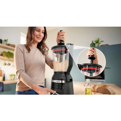 30. Blender kielichowy Bosch MMB6652B Serie 6 VitaPower (1800W; czarny)