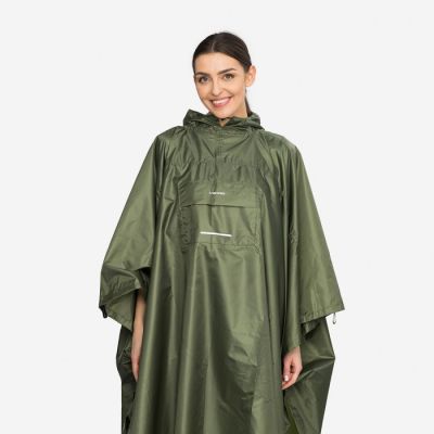 6. Poncho przeciwdeszczowe VIKING Vesper Backpack, zielone