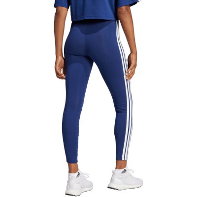 3. Legginsy damskie adidas Essentials 3-Stripes Cotton ciemnoniebieskie JE0067