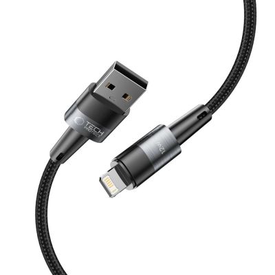 2. Kabel Tech-Protect UltraBoost USB-A / Lightning 12W 2.4A 2m - szary