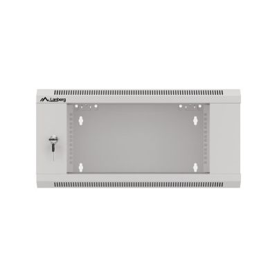 3. LANBERG SZAFA WISZĄCA 19" 4U 570X600 SZYBKI MONTAŻ (SZARA, FLAT PACK) WFFA-5604-10S