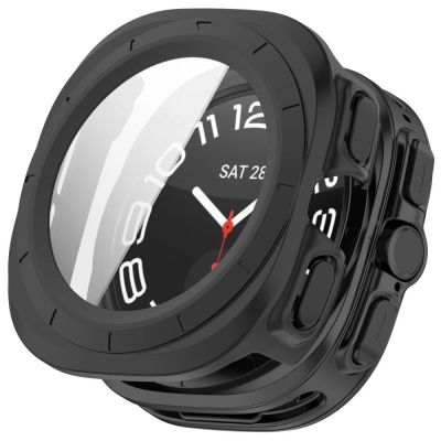 6. Etui Tech-Protect Defense 2-Pack na Samsung Galaxy Watch Ultra 47 mm - przezroczysto-czarne matowe