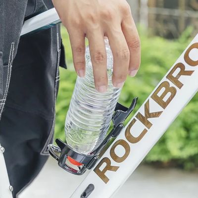 8. Uchwyt na bidon Rockbros 31210012001 rowerowy - czarny