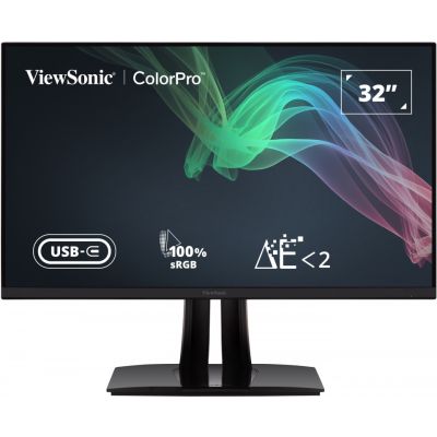 5. Viewsonic VP56 monitor komputerowy 81,3 cm (32") 3840 x 2160 px 4K Ultra HD LED Czarny