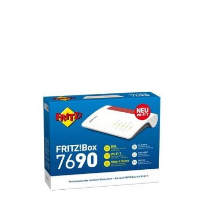 4. FRITZ!Box 7690 router bezprzewodowy 2.5 Gigabit Ethernet Dual-band (2.4 GHz/5 GHz) Biały