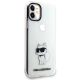 11. Etui Karl Lagerfeld Ikonik Choupette na iPhone 11 / Xr - przezroczyste