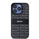 3. Etui DKNY Leather Mono Stripe & Metal Logo na iPhone 15 Pro Max - czarne