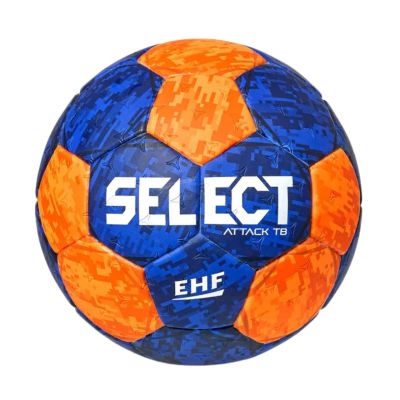 Piłka ręczna Select Attack TB v22 Official EHF niebiesko-pomarańczowa 210031