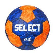 Piłka ręczna Select Attack TB v22 Official EHF niebiesko-pomarańczowa 210031