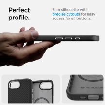 Etui Spigen Enzo Aramid MagSafe na iPhone 16e / 17e- czarne