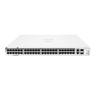 HPE Aruba Networking Aruba Instant On 1960 48G 40p Class4 8p Class6 PoE 2XGT 2SFP+ 600W Zarządzany L2+ Gigabit Ethernet (10/100/1000) Obsługa PoE 1U Biały