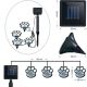 3. LAMPA SOLARNA ŁAŃCUCH SOLARNY 3M 4 ŁAPKI