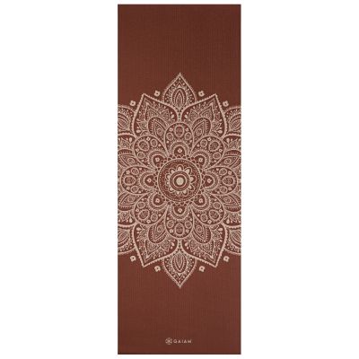 2. Mata do Jogi Gaiam Intense Rust Sundial Flower 5mm 65733