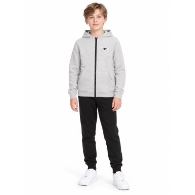 4. Bluza z kapturem rozpinana chłopięca 4F 4FJWMM00TSWSM2754-27M