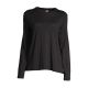 Koszulka damska CASALL Soft Texture Long Sleeve kolor czarny