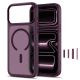 2. Etui Tech-Protect Magmat Magsafe CC na iPhone 18 Pro / 17 Pro - burgundowe matowe