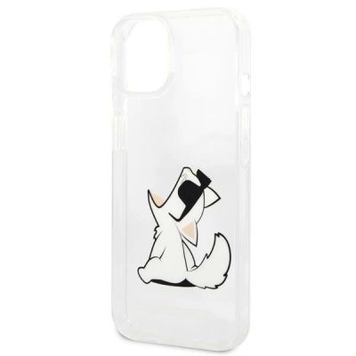 6. Etui Karl Lagerfeld Choupette Fun na iPhone 14 Plus - przezroczyste